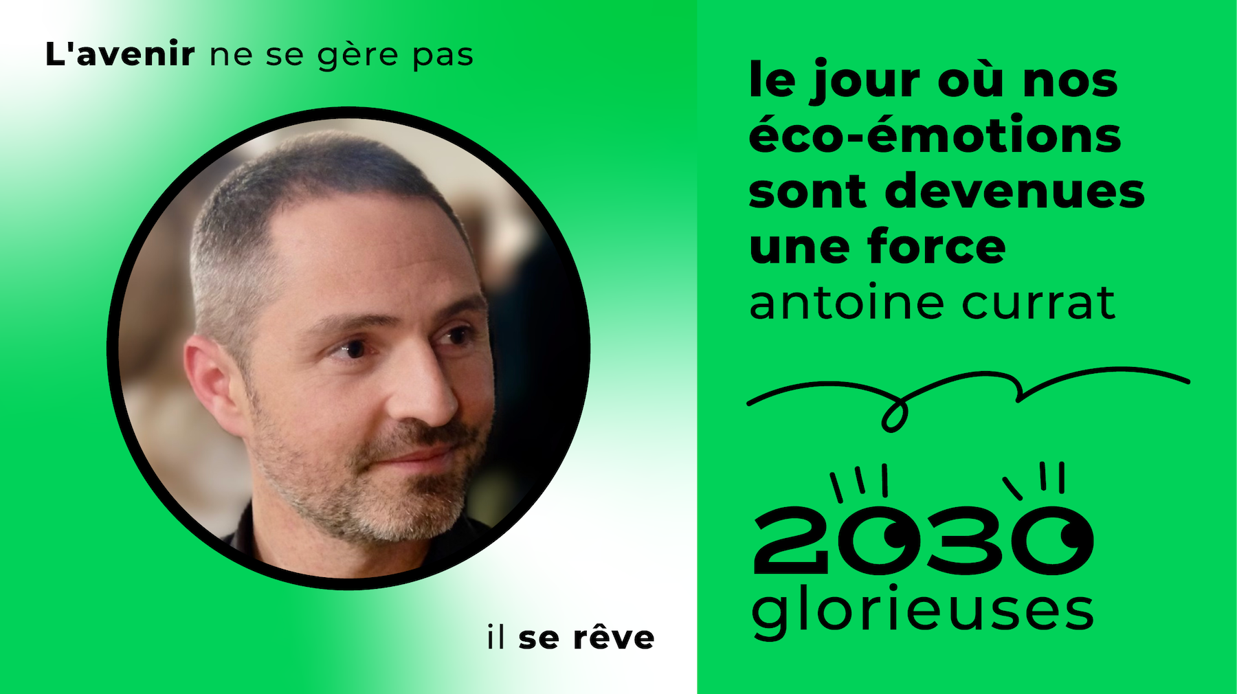 #173 : Antoine Currat : « L'éco-anxiété ou la peur, c'est la preuve que le cerveau arrête de fabriquer du déni. »
